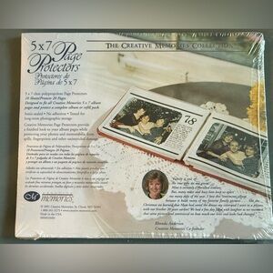 Creative Memories 5x7 Page Protectors in sealed package